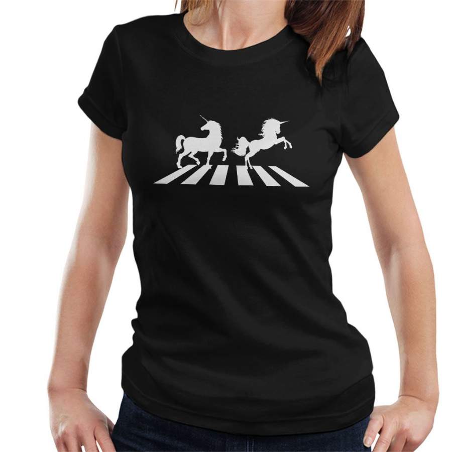 Unicorns Abbey Road Women’s T-Shirt