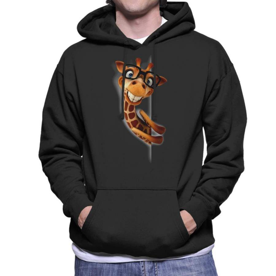 Nerd Giraffe Men’s Hooded Sweatshirt