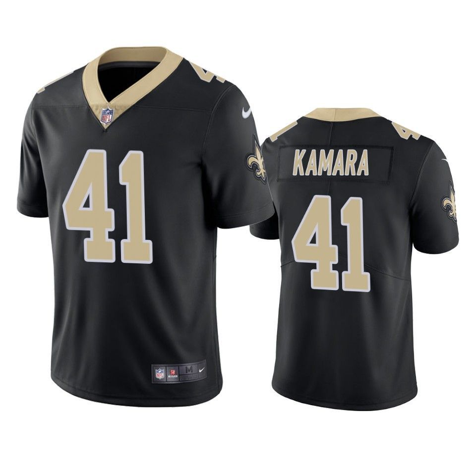 New Orleans Saints Alvin Kamara Vapor Untouchable Limited Black Mens Jersey