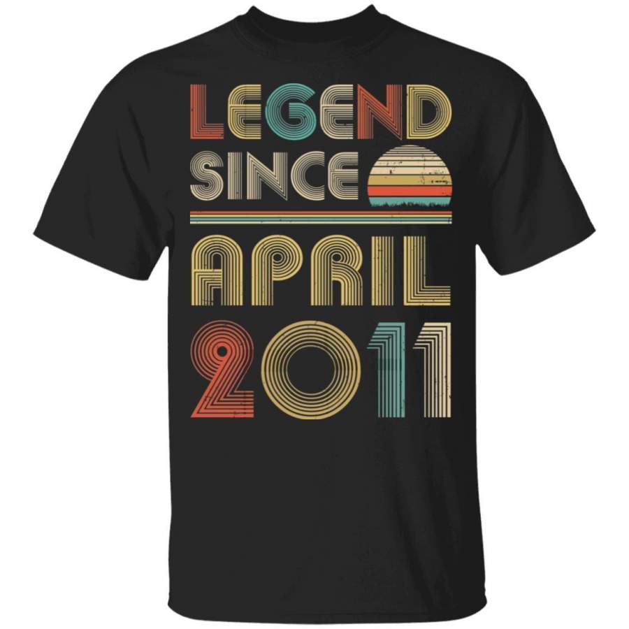 Vintage April 2011 Limited Edition 9th Birthday Gifts Youth T-shirt