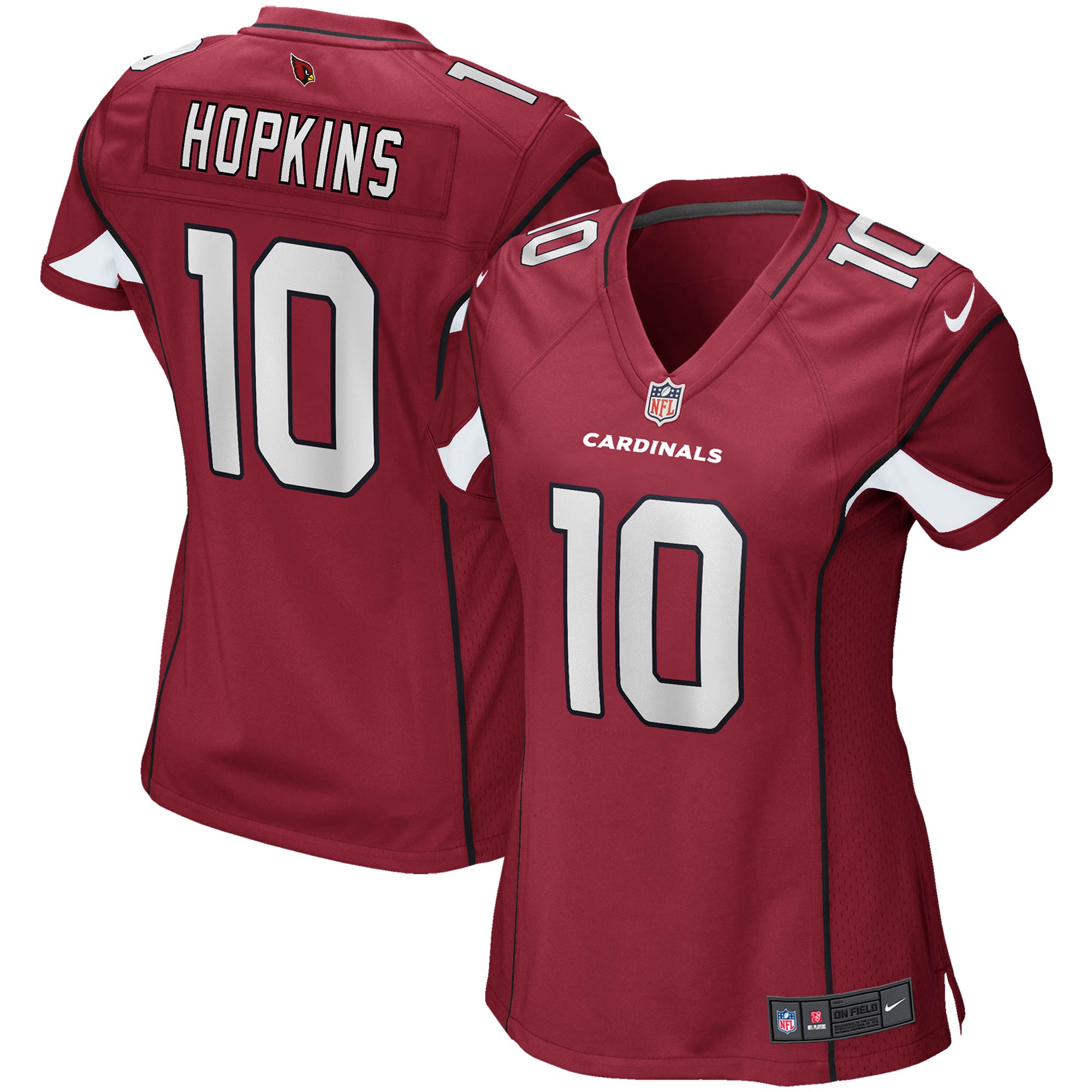 Women’s Arizona Cardinals DeAndre Hopkins Cardinal Game Player Jersey