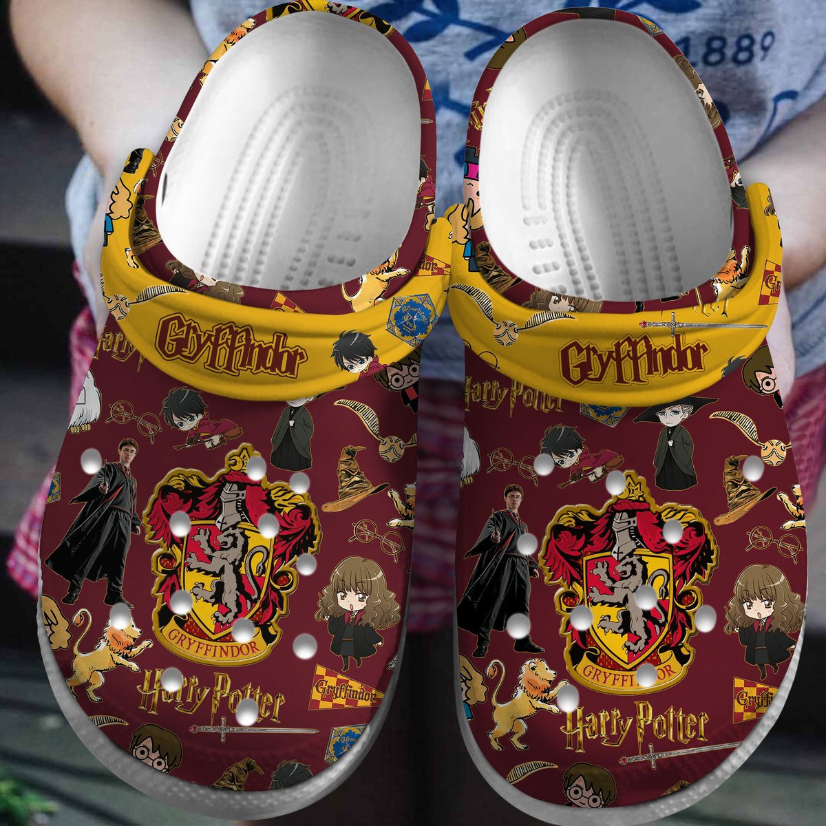 Harry Potter Gryffindor Movie Crocss Clogs For Men Women And Kid Tr1805470752-1