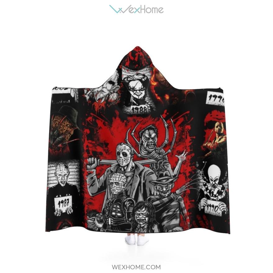 Horror Movie This Is My Horror Hooded Blanket Halloween Gift