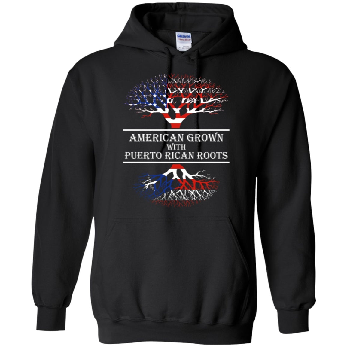 American With Puerto Rican Roots – Hoodie