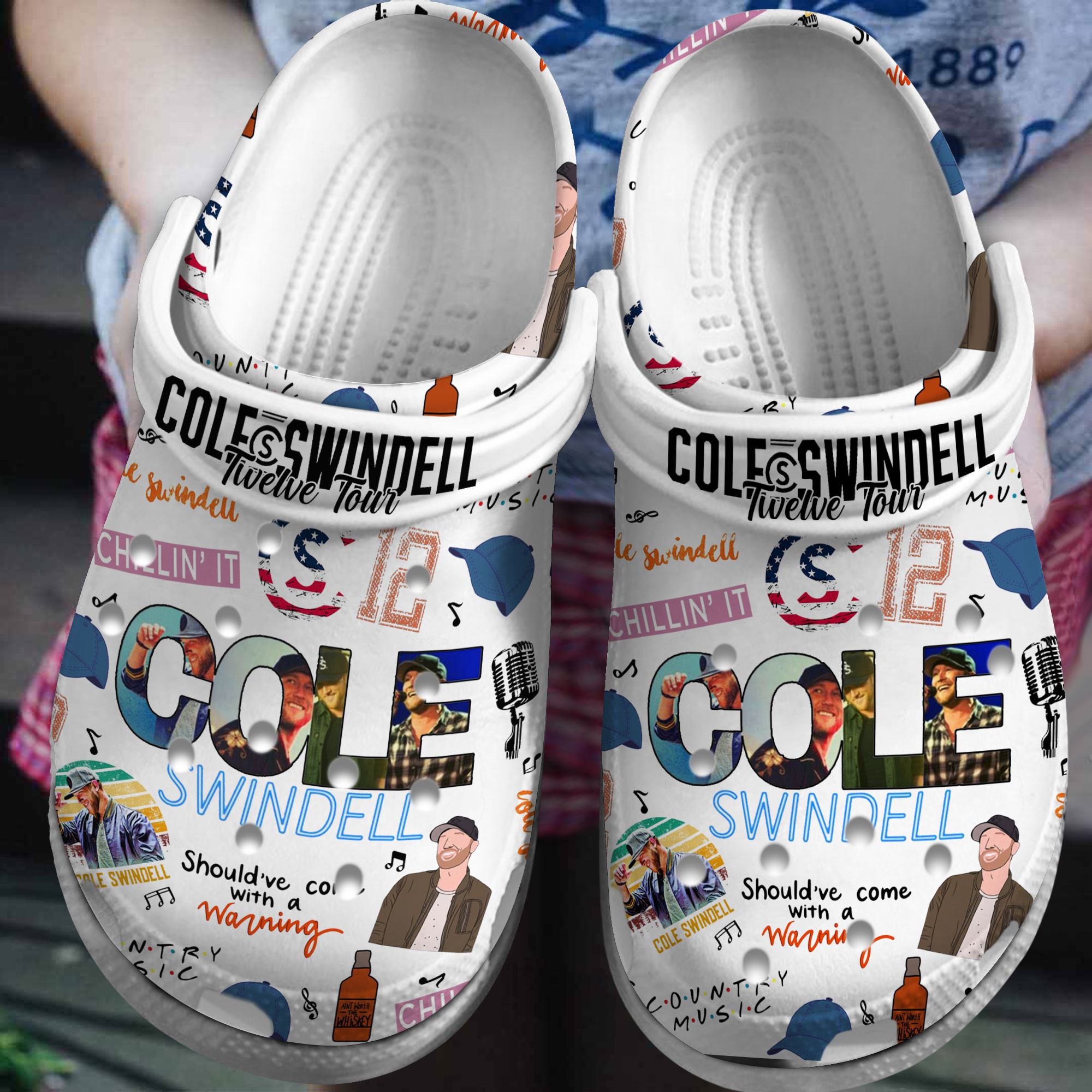 Premium Cole Swindell Music Crocs Crocband Clogs Shoes Comfortable For Men Women and Kids 2