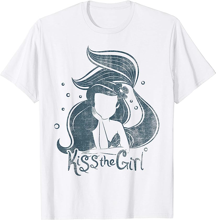 The Little Mermaid Ariel Kiss The Girl T-Shirt