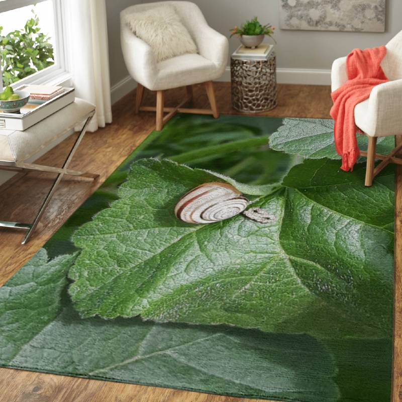 Sleeping snail – Animals Area Rug Carpet