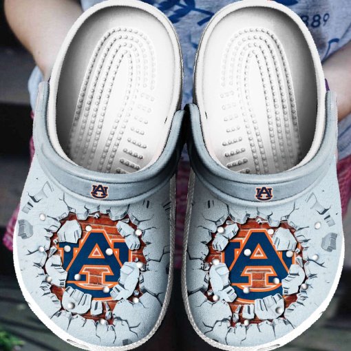 Auburn Tigers Tide Personalized Name Clog Shoes