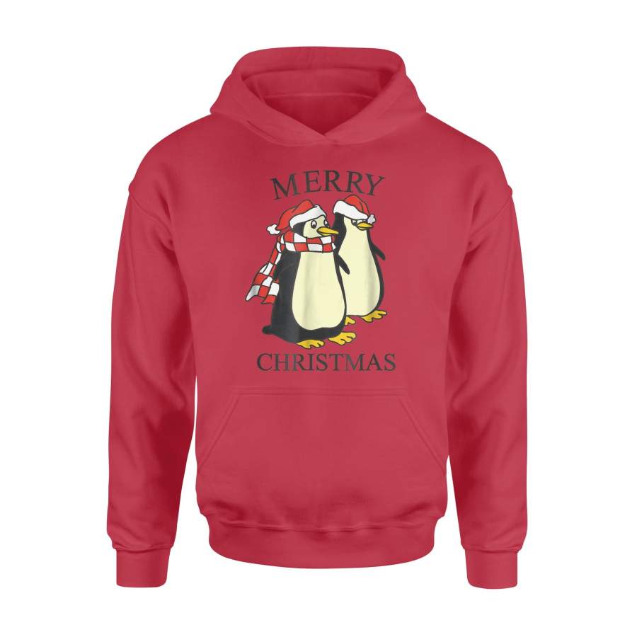 Christmas Funny Penguin Christmas Pajamas Hoodie