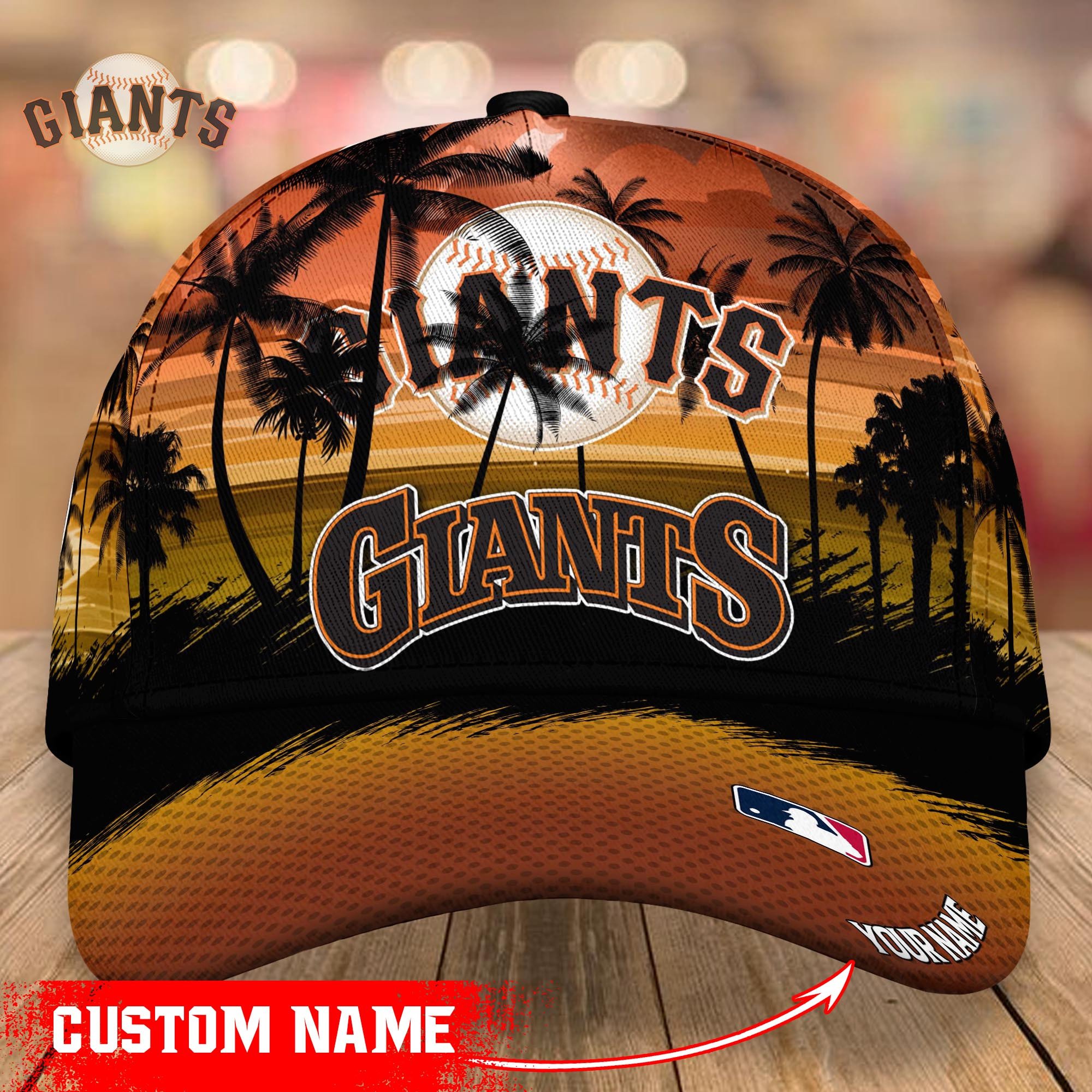 San Francisco Giants Custom Name Classic, Baseball Caps T-39439