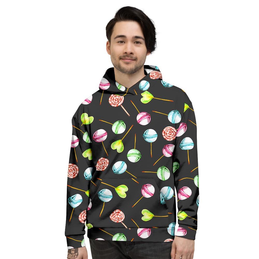 Candy Sweet Print Pattern Men’S Hoodie