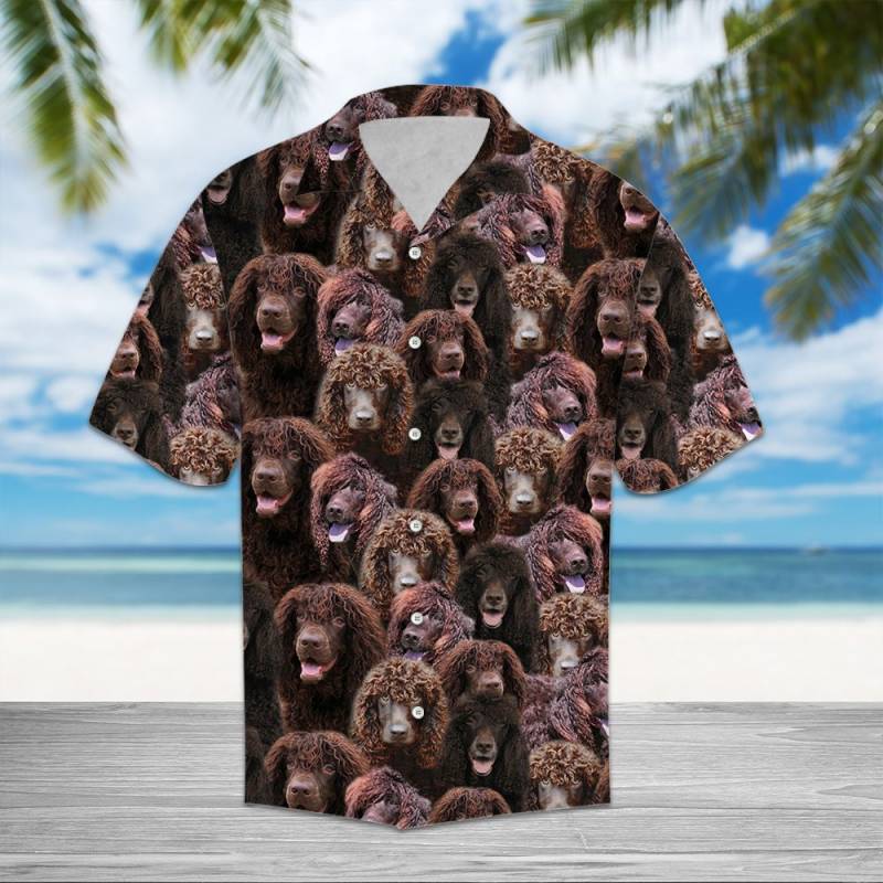 Irish Water Spaniel Awesome Hawaiian Shirt Ha63244