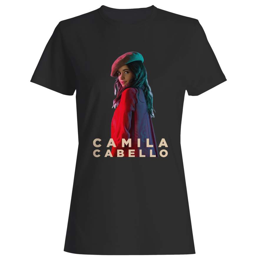 Camila Cabello In The Dark Woman’s T-Shirt