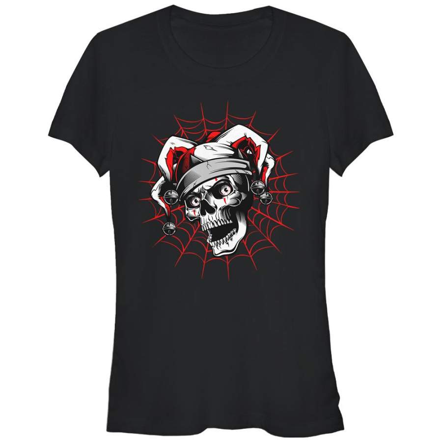 Aztlan Junior’s Skull Jester  T Shirt Black S