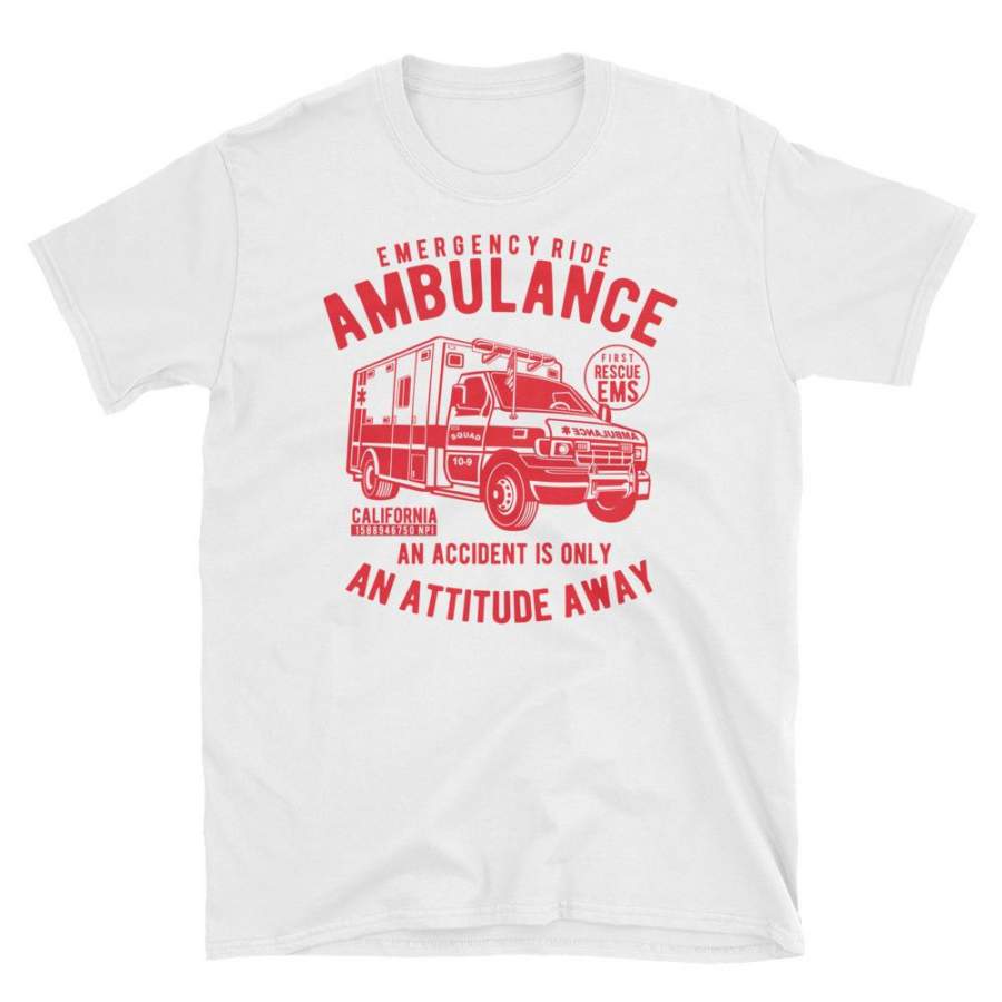 Emergency Ride Ambulance Vintage Poster T-Shirt