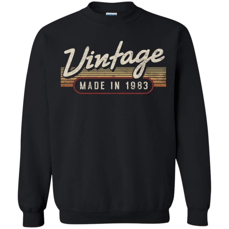 AGR Vintage Made In 1983 Retro Sweatshirt