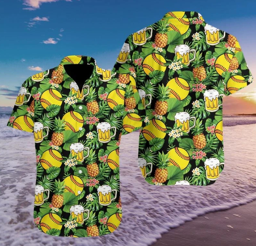 Tennis And Beer Hawaii Shirt Unisex Full Size Adult Colorful Ha94132