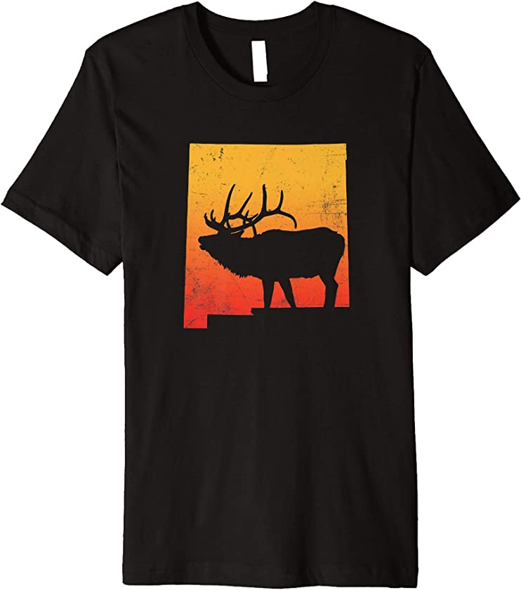 Vintage New Mexico Elk T-Shirt – Retro Outdoors Hunting Tee