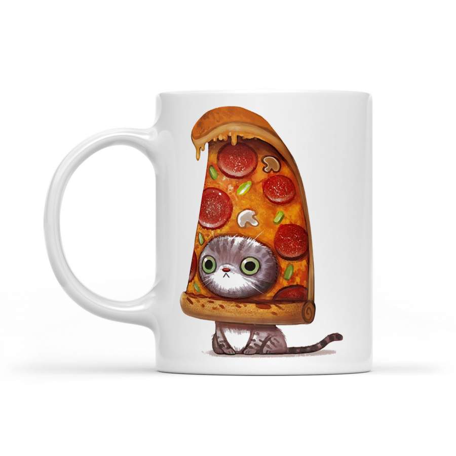 Pizza Kittens – White Mug