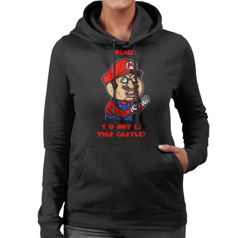 Plumber Meme Super Mario Bros Women’s Hooded Sweatshirt