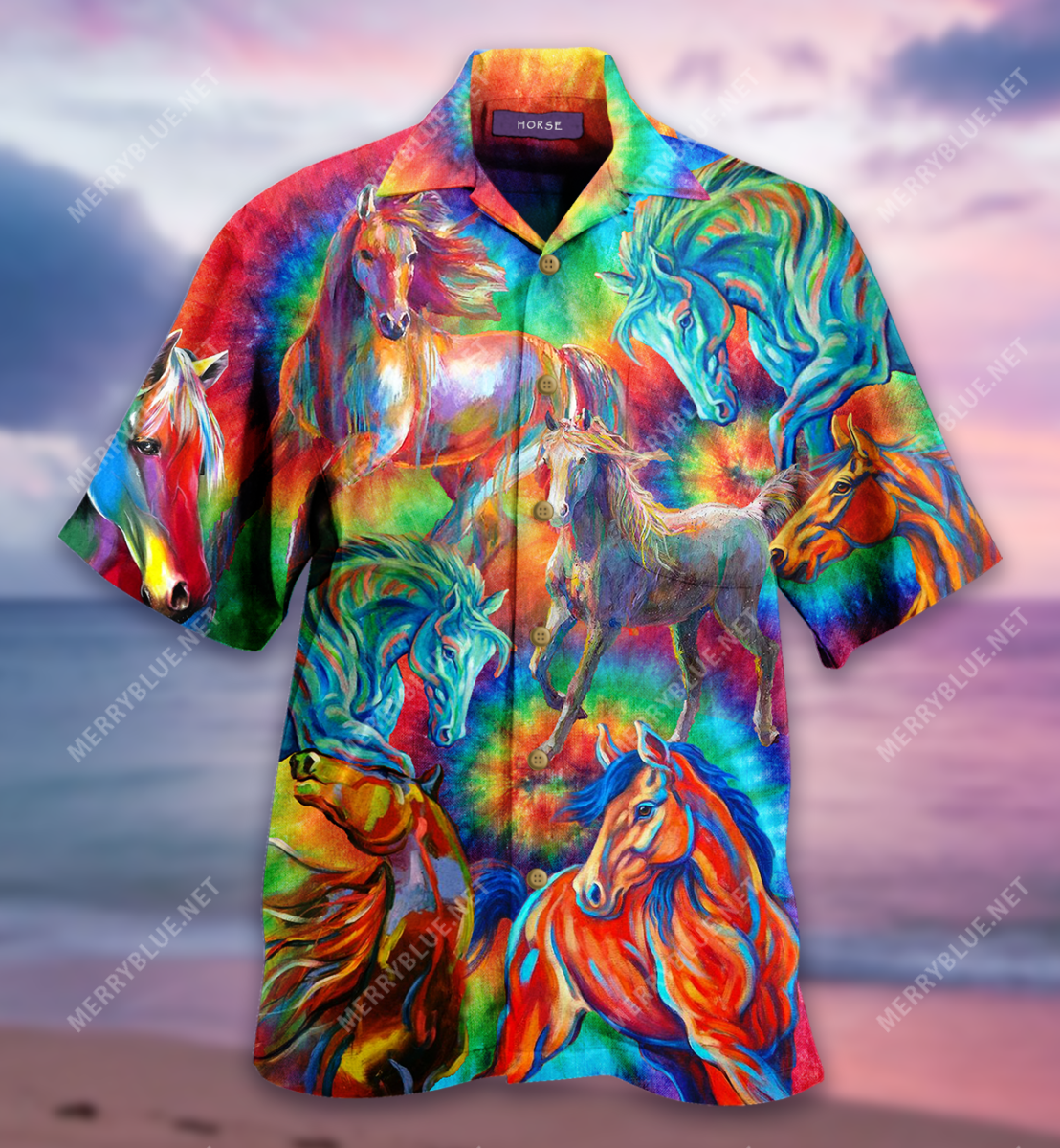 Colorful Horses Hawaii Shirt Ha42308