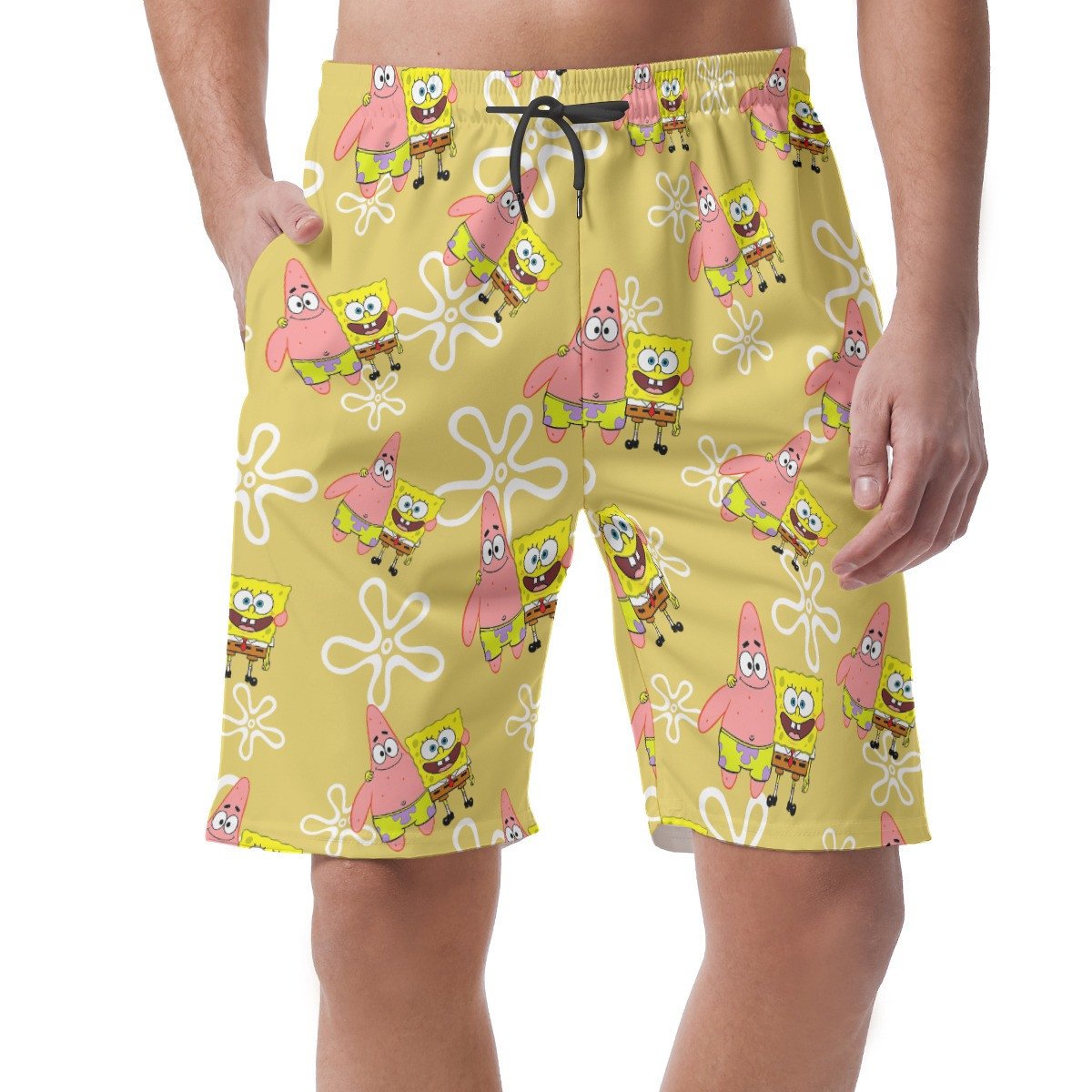 Spongebob Swim Trunk Hawaii Shorts Summer Men Ha6723