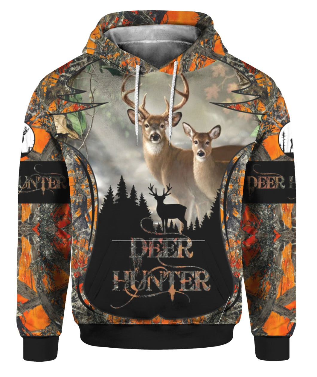 Oragontee Deer Hunting 3D All Over Print | Hoodie | Unisex | Full Size | Adult | Colorful | Ht4706