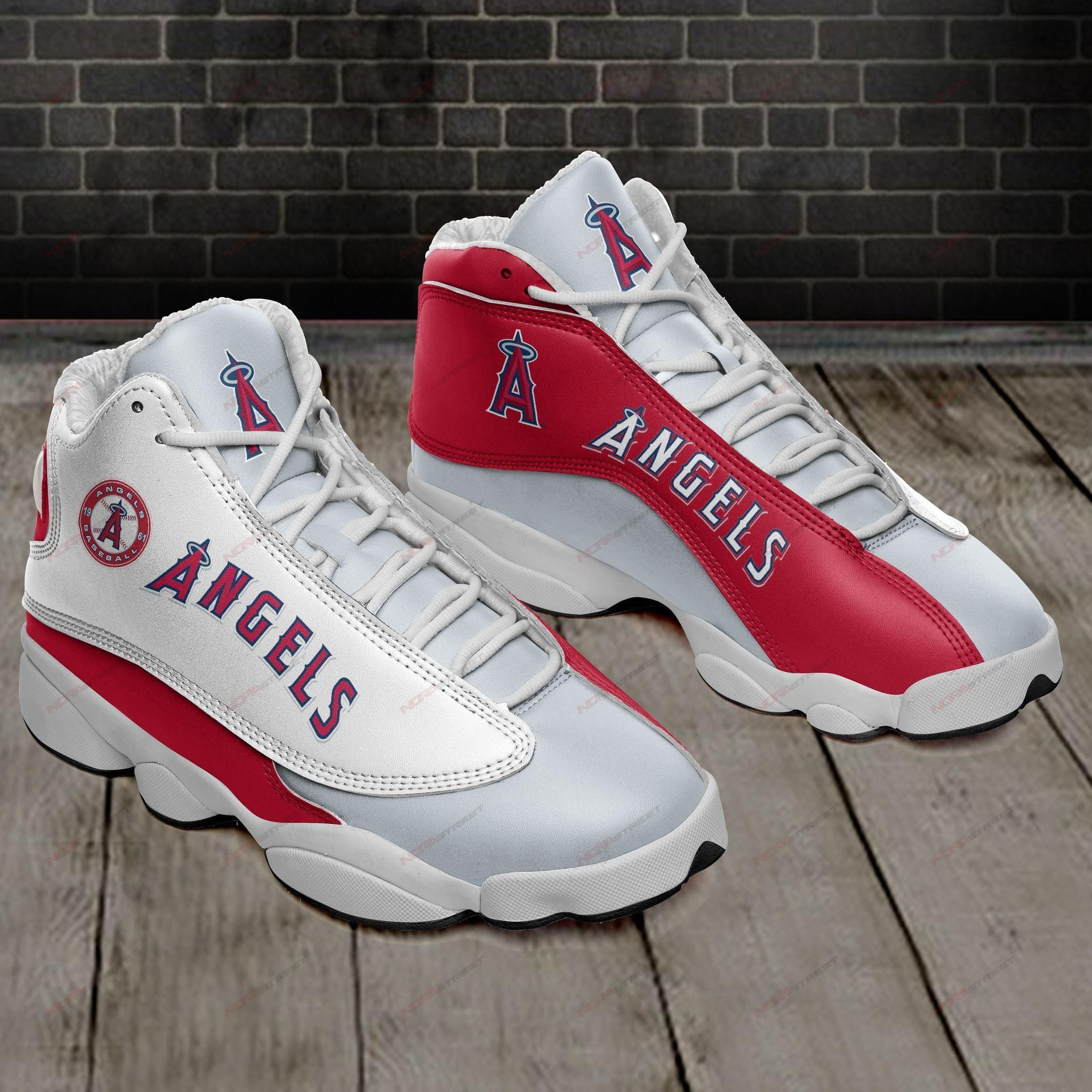 Los Angeles Angels Air Jordan 13 Sneakers Sport Shoes For Fans