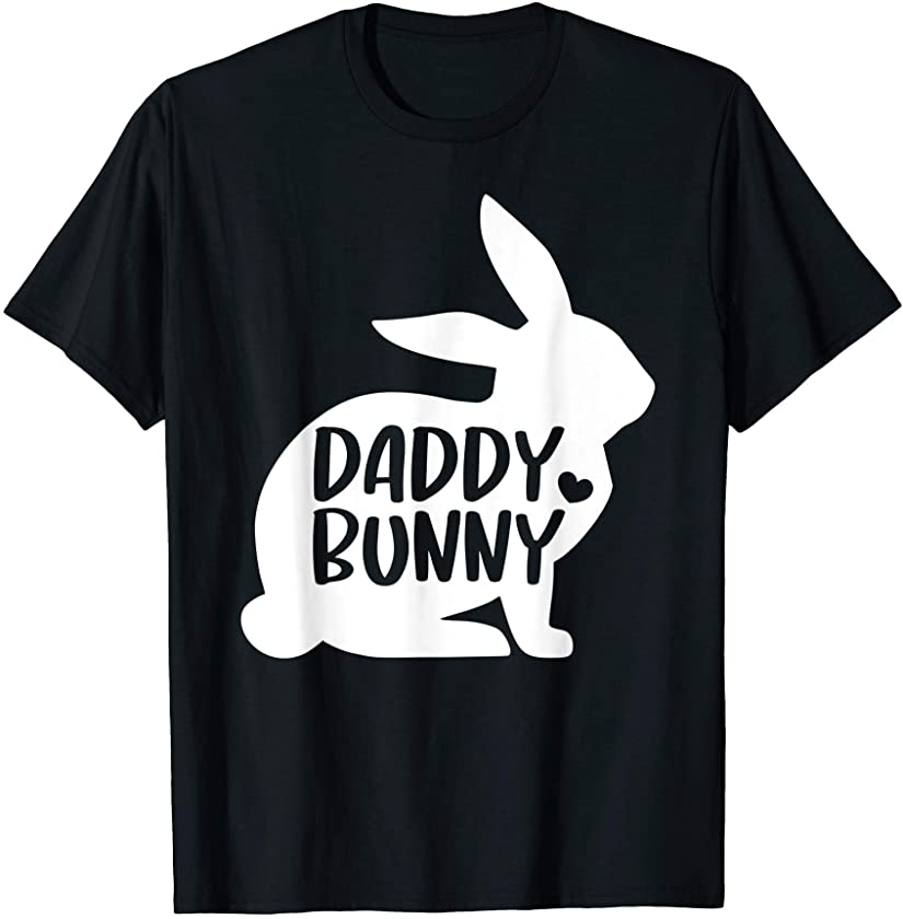 Daddy Bunny Easter Day Gifts for Father Adult Men Rabbit T-Shirt