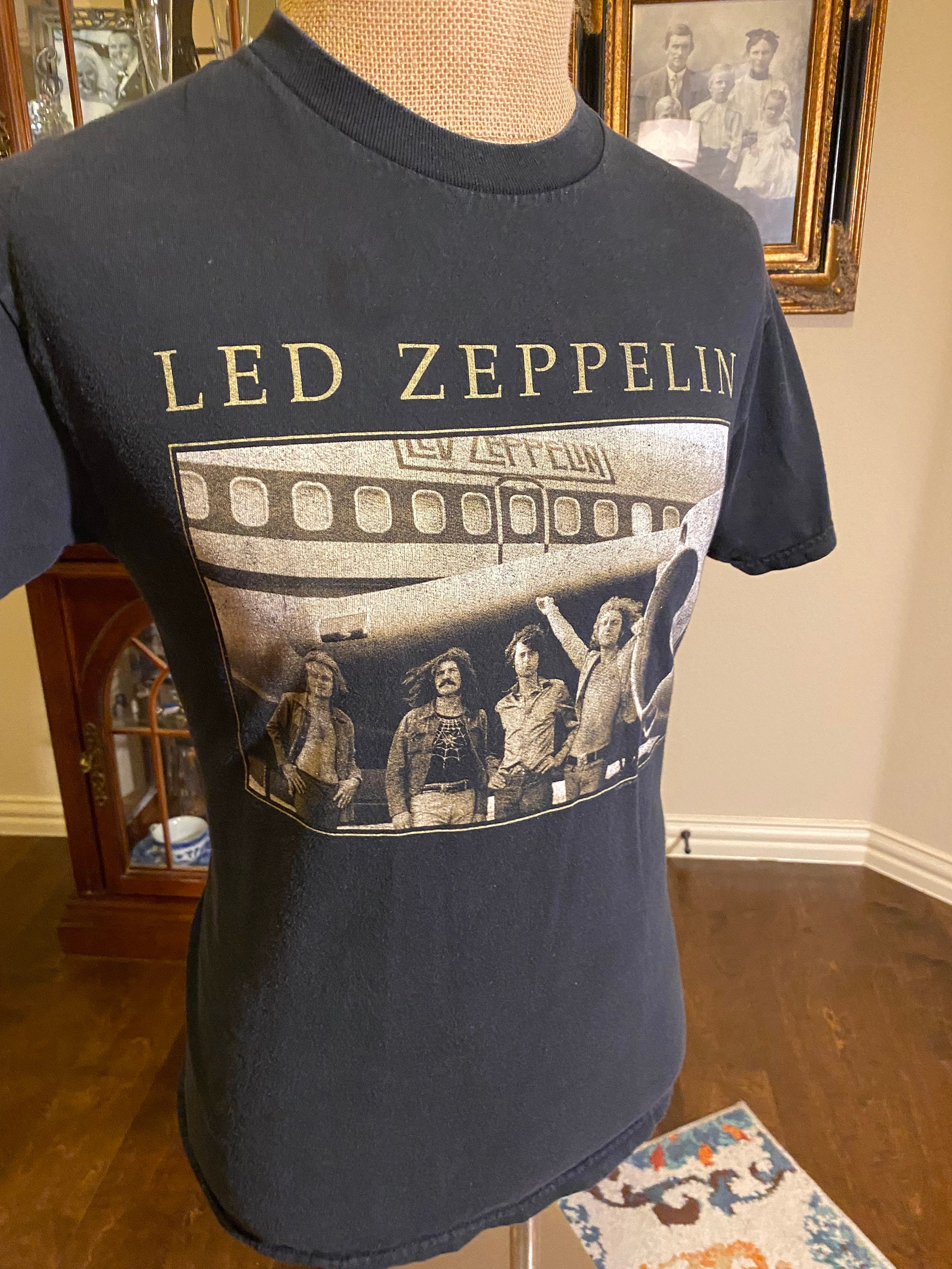 Vtg 90S Led Zeppelin English Metal Hard Rock Band Robert Plant Music Fan Grafi Tee T Shirt T Shirt