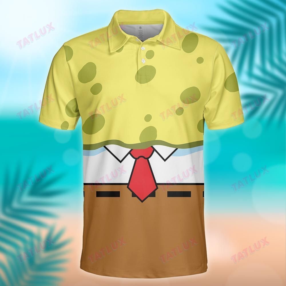 Spongebob Summer Outfit All Over Print Polo Shirt