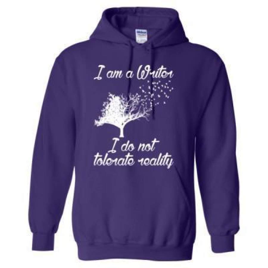 AGR I Am A Writer I Do Not Tolerate Reality – Heavy Blend™ Hooded Sweatshirt