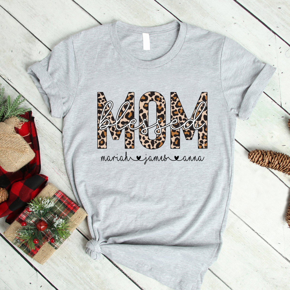 Mom Blessed T-Shirt, T-Shirt Gift To My Mom, T-Shirt Gift On Birthday