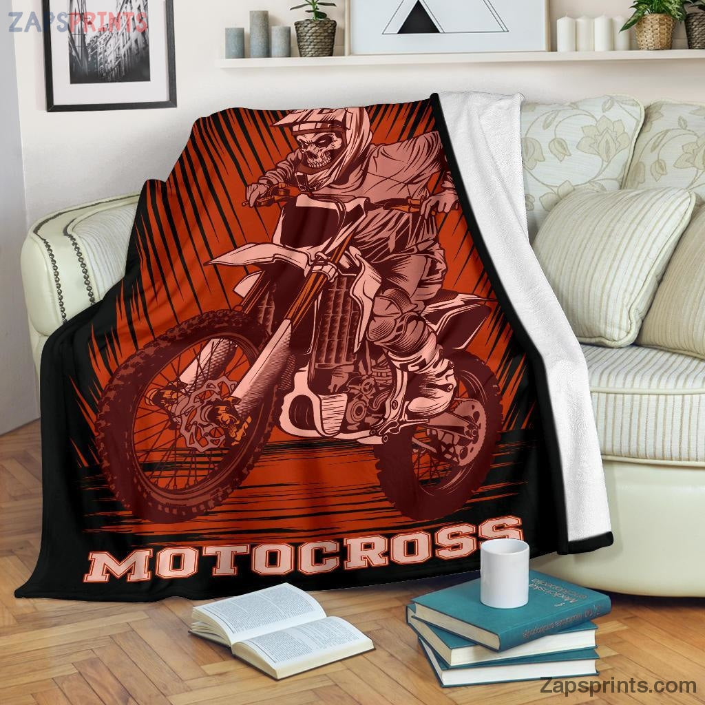 Gift For Racing Lover – Motocross Blanket – Gift For Friends