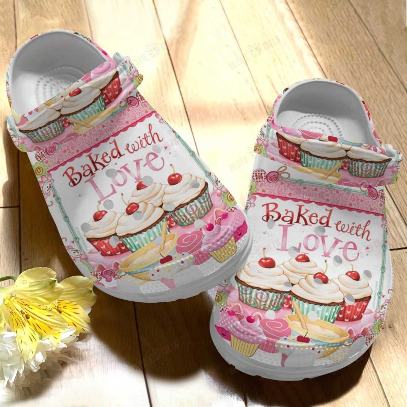 Baked With Love Clogs Shoes Birthday Gifts For Women Girls