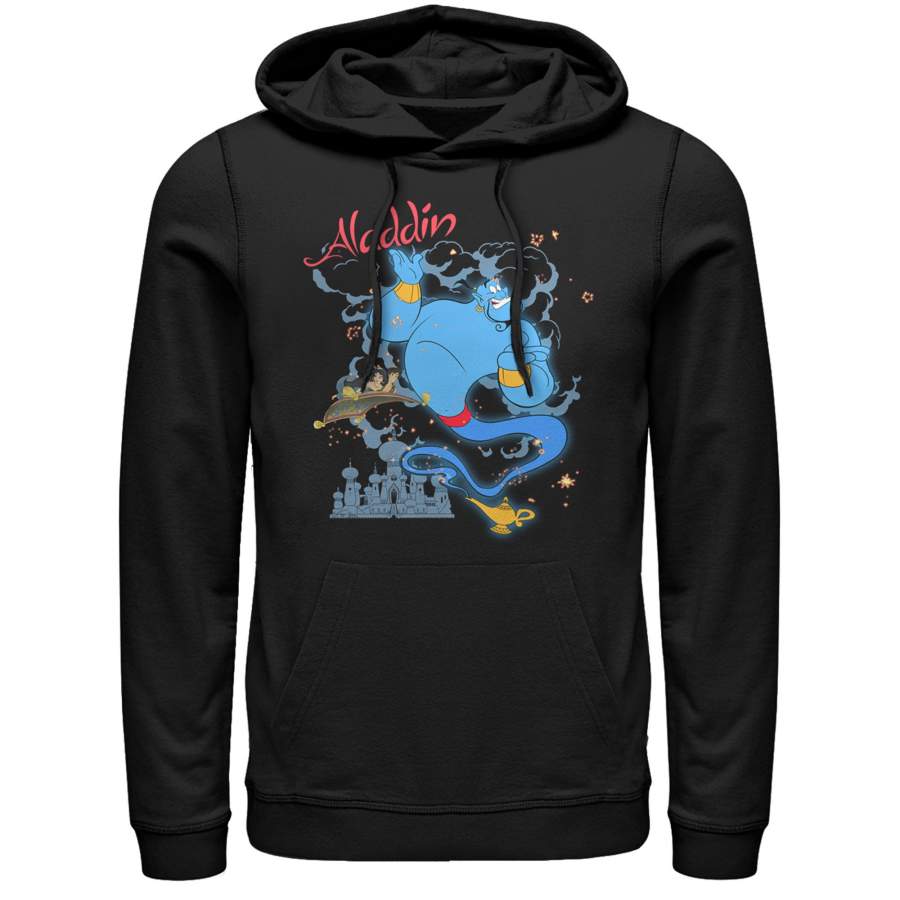 Aladdin Men’s Genie Agrabah Arrival  Lightweight Hoodie