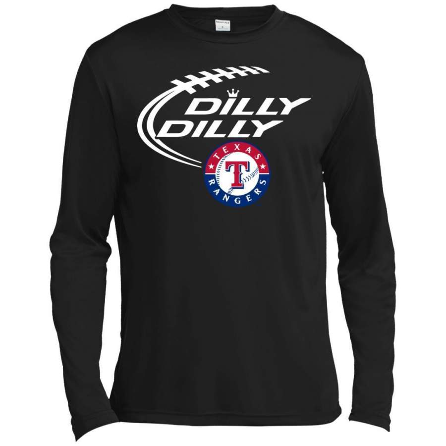 AGR Dilly Dilly Baseball Texas Rangers Sport Premium Long Sleeve T-shirt