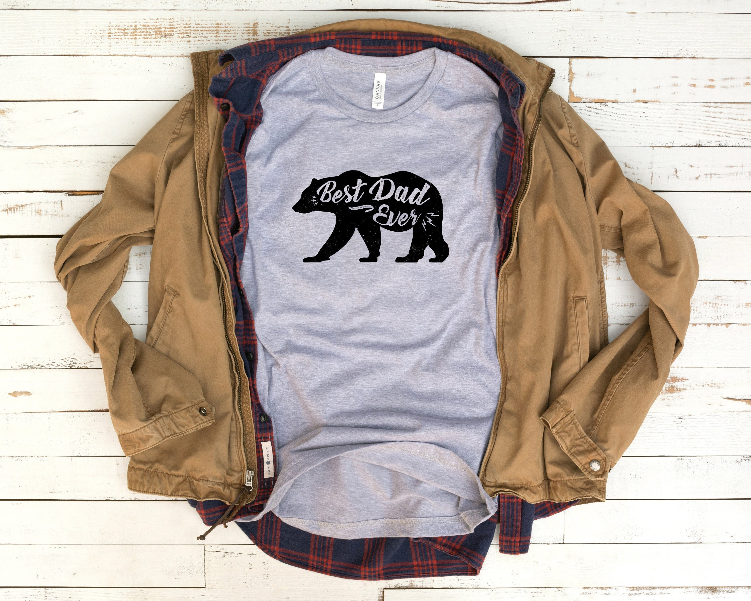 Best Dad Ever, Papa Bear Shirt, Fathers Day Shirt, Dad Birthday Gift, Birthday Gift For Dad, Fathers Day Gift From Daughter,Fathers Day Gift