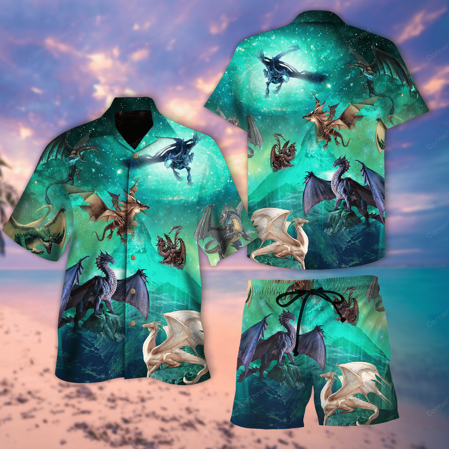 Mythicdragon Aloha Dragon Lover Hawaii Shirt For Men Women Ha99232