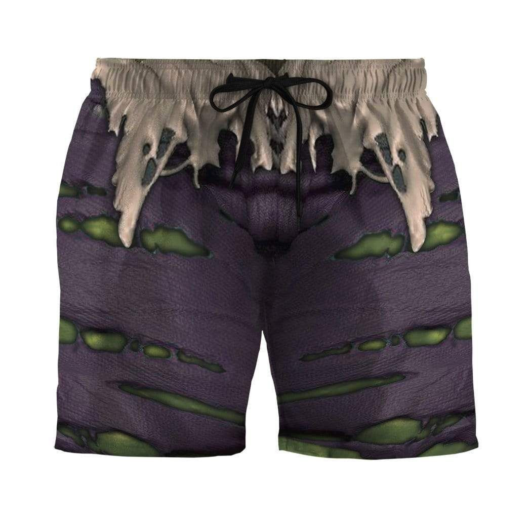 3D Incredible Hulk Custom Beach Summer Men Beach Shorts Swim Trunks Hawaiian Shirt Style Printed 3D Qt303384Za