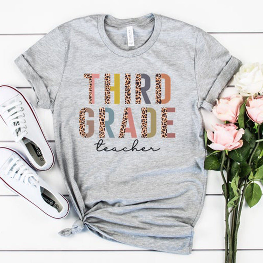 Hello Third Grade Shirt, Back To School, Third Grade Teacher, 3Rd Grade, Teacher Shirts, Gifts For Teacher, First Day Of School Shirt, Teach