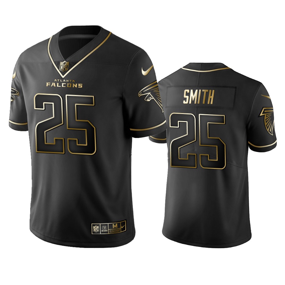 Atlanta Falcons Ito Smith Black Golden Edition 2019 Vapor Untouchable Limited Jersey – Mens