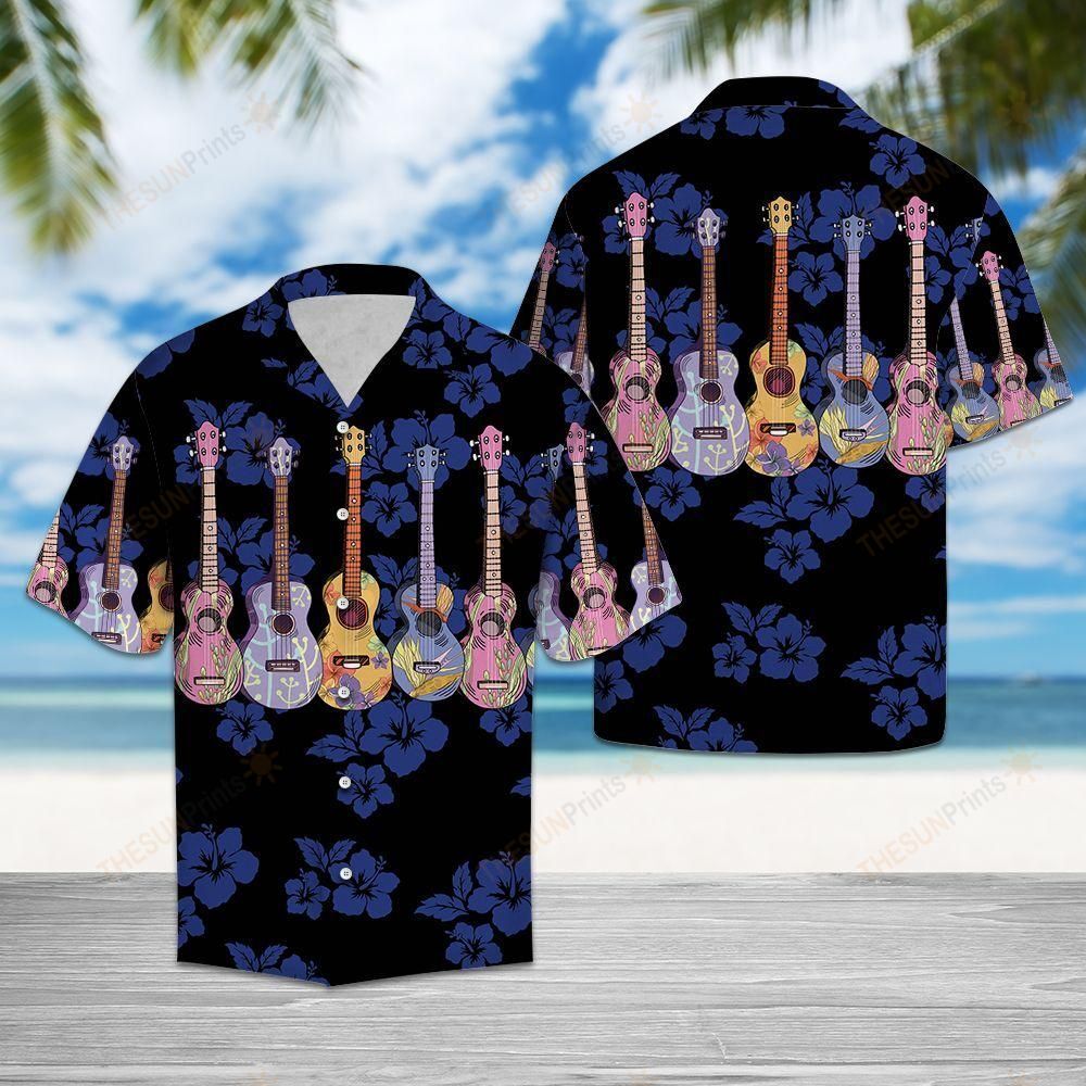 Colorful Ukulele For Vacation Hawaiian Shirt Ha42702