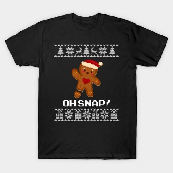 Nanimate Christmas Gifts Oh Snap Christmas Shirt Christmas Gift For Teen Girls Shirt, Ginger, Christmas, Christmas Gifts, Christmas Shirts, Christmas Jumper, Gingerbread, Ginger Snap, Ginger Snap Sweater – Gst