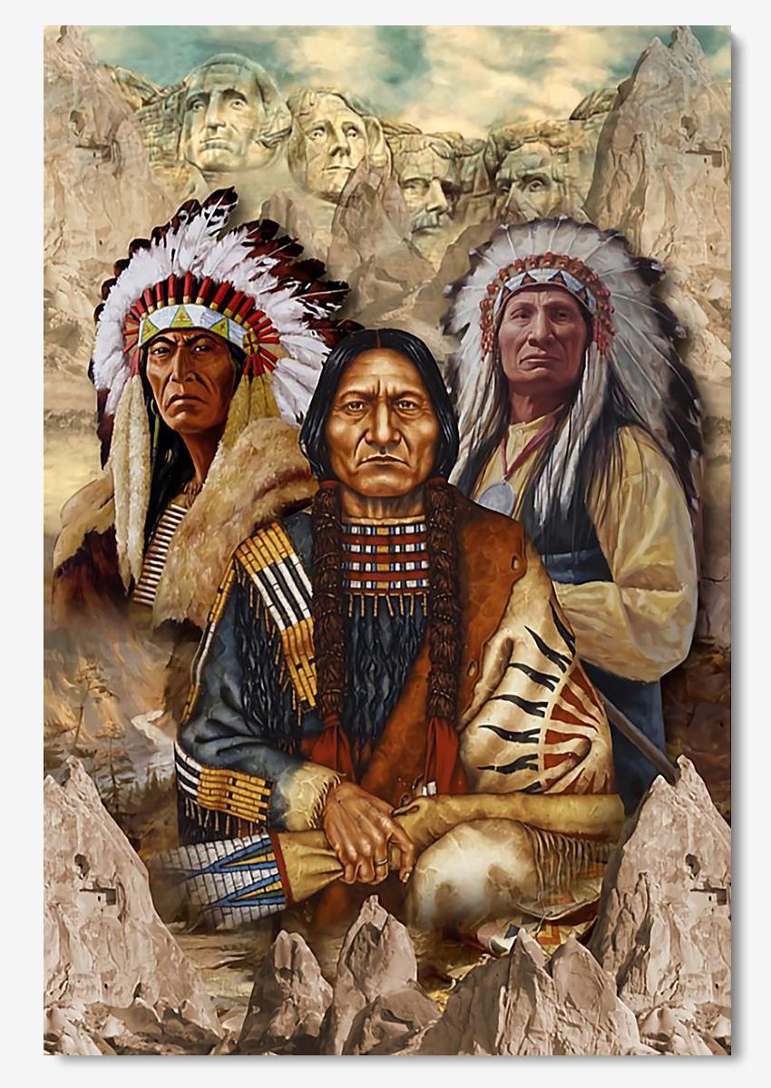 American Indian Home Decor Wall Art For Indigenous Americans Poster