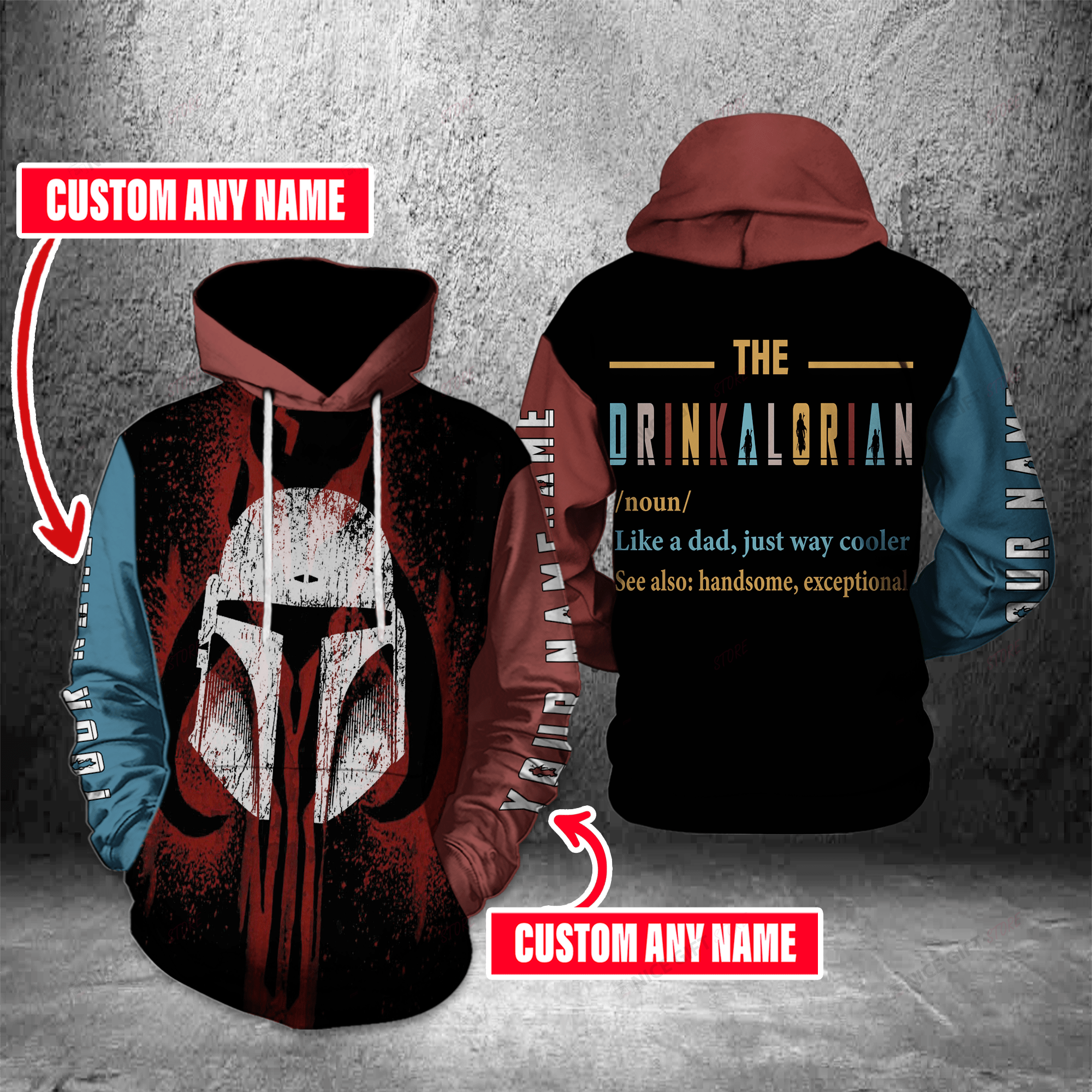 The Drinkalorian Personalized Hoodie 3D 3Ho-W8G7