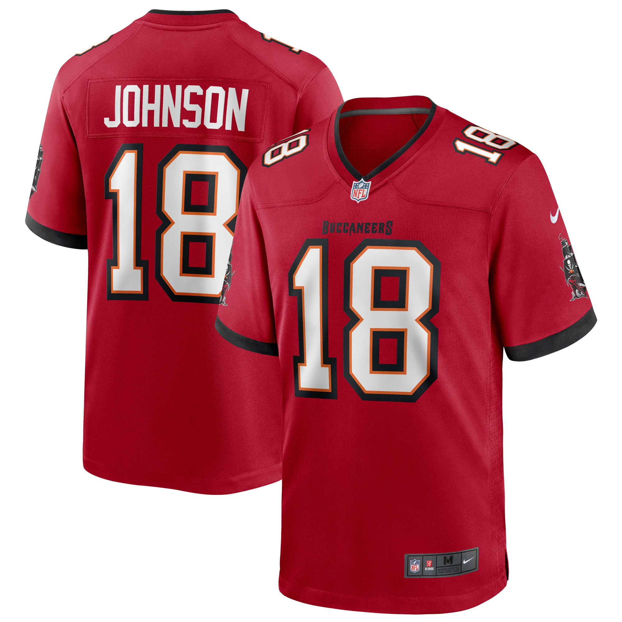 Tyler Johnson Tampa Bay Buccaneers Game Player Jersey – Red NFL