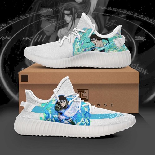 Best Neji Hyuga Character Naruto Anime Yeezy Sneakers Shoes For Sale