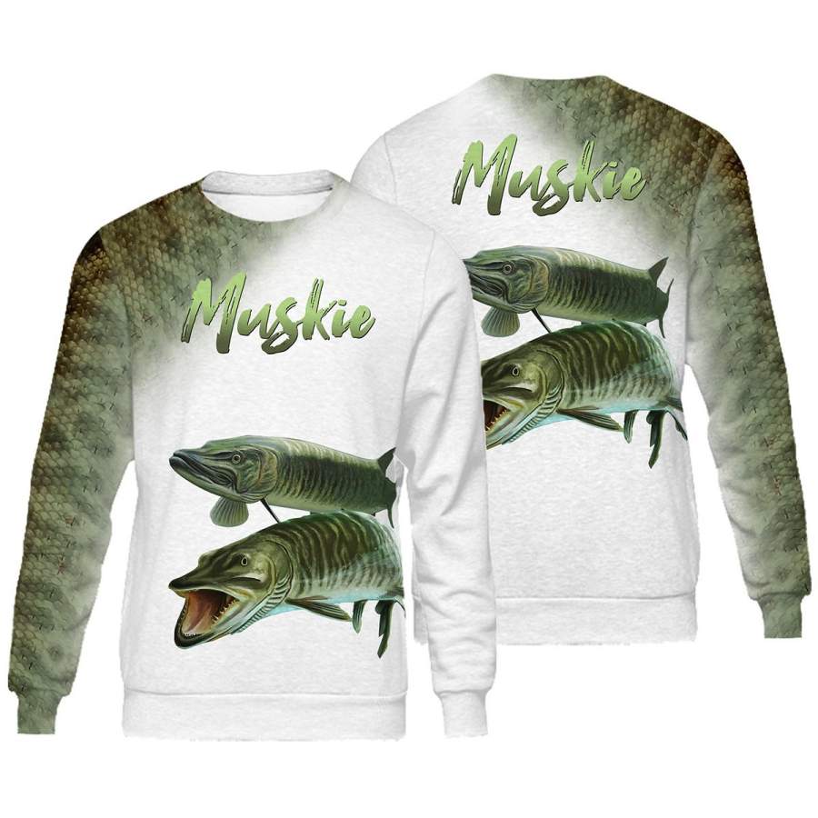 Muskie 3D All Over Printed Shirts For Men & Women