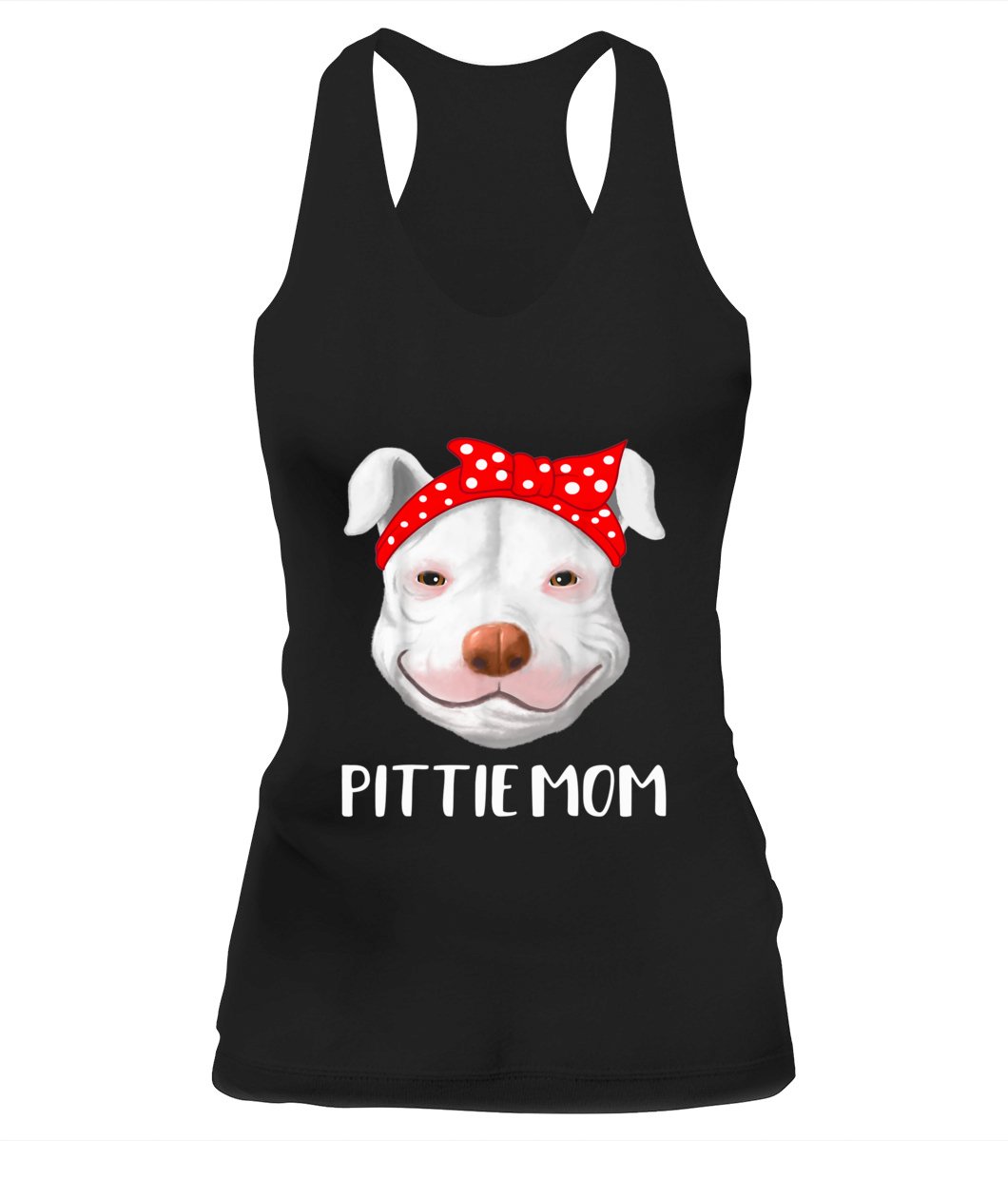 Pitbull Dog Lovers Pittie Mom Mothers Day Gift Tank Top for Wommen T-Shirt